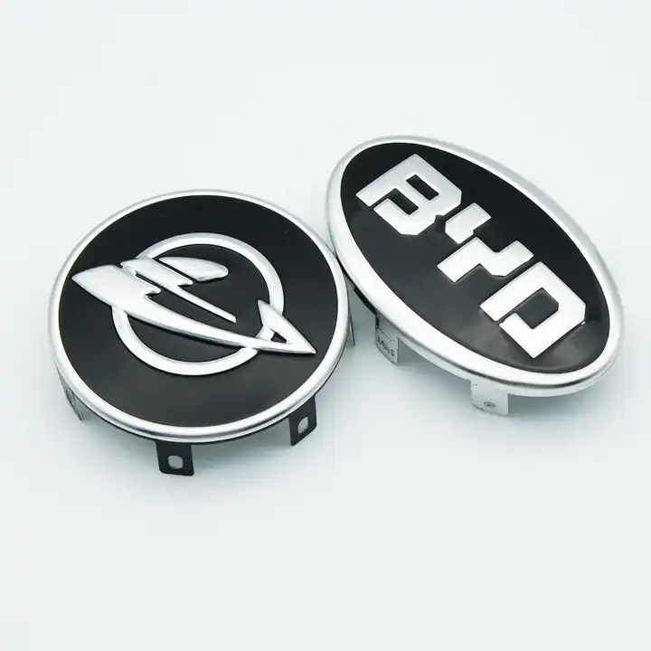 China suppliers custom car emblem manufacturer steering wheel brand logo for BYD make your private label car emblem