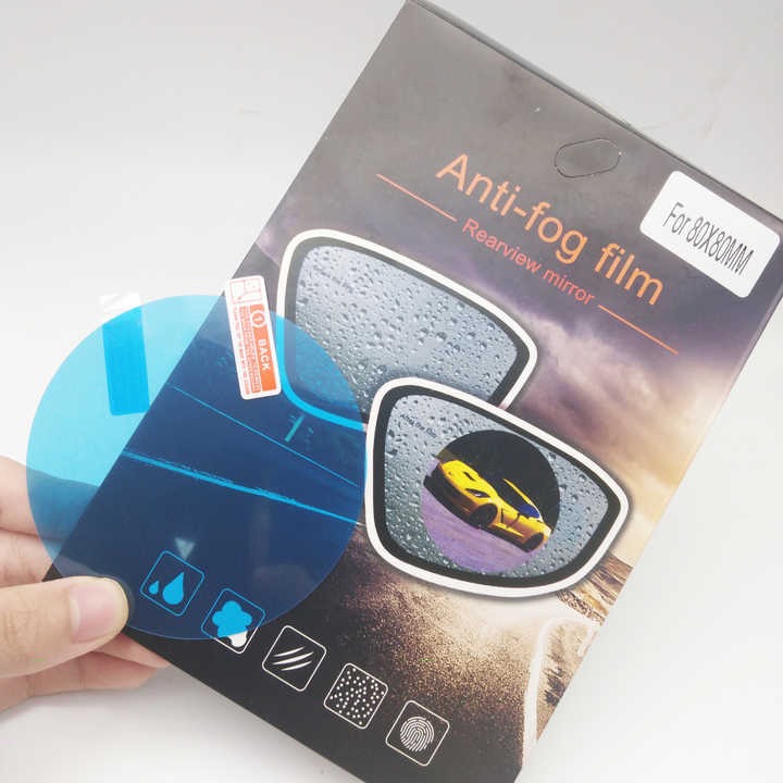 custom anti-fog file for car mirror
