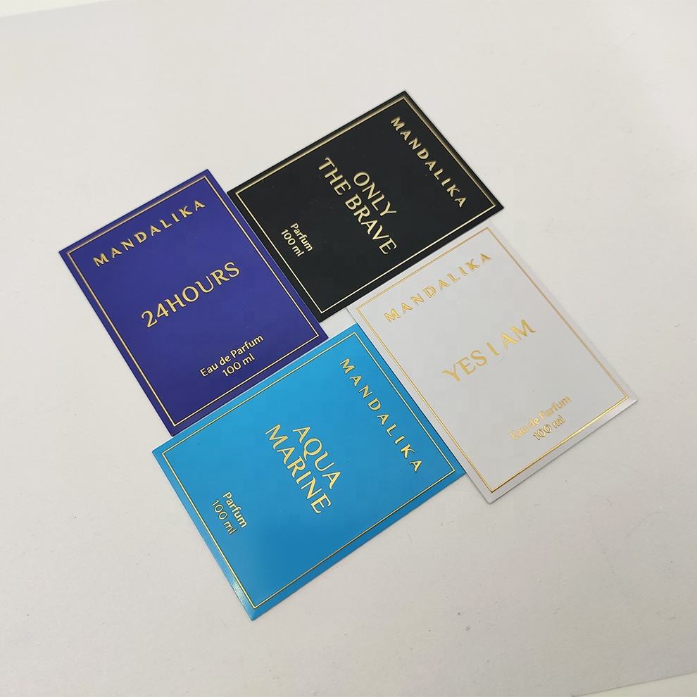 Custom Cosmetics Fragrance Bottles Packaging Labels 3d Metal logo Aluminum Luxury Perfume Label