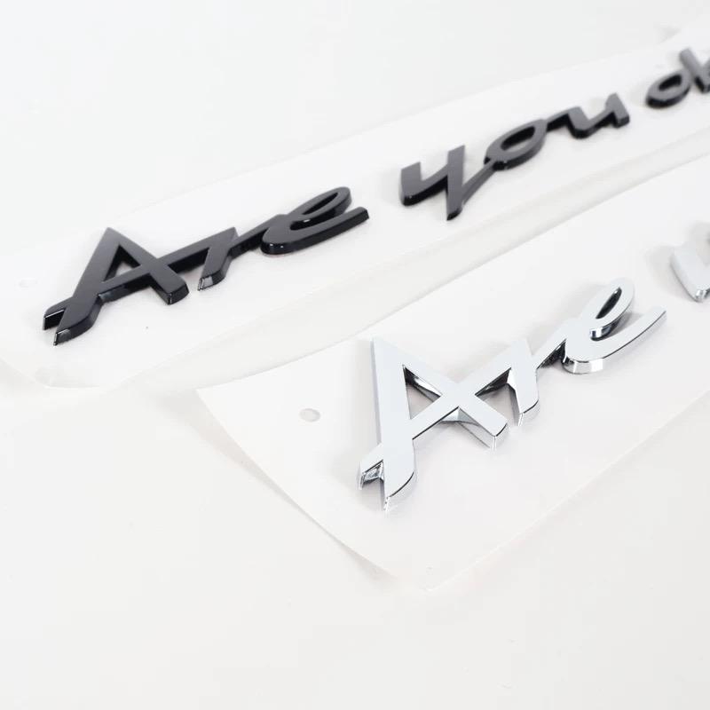 Sales Car Accessories Custom Design Chrome Plated Auto Car Logo Nameplates 3d Emblem Badge