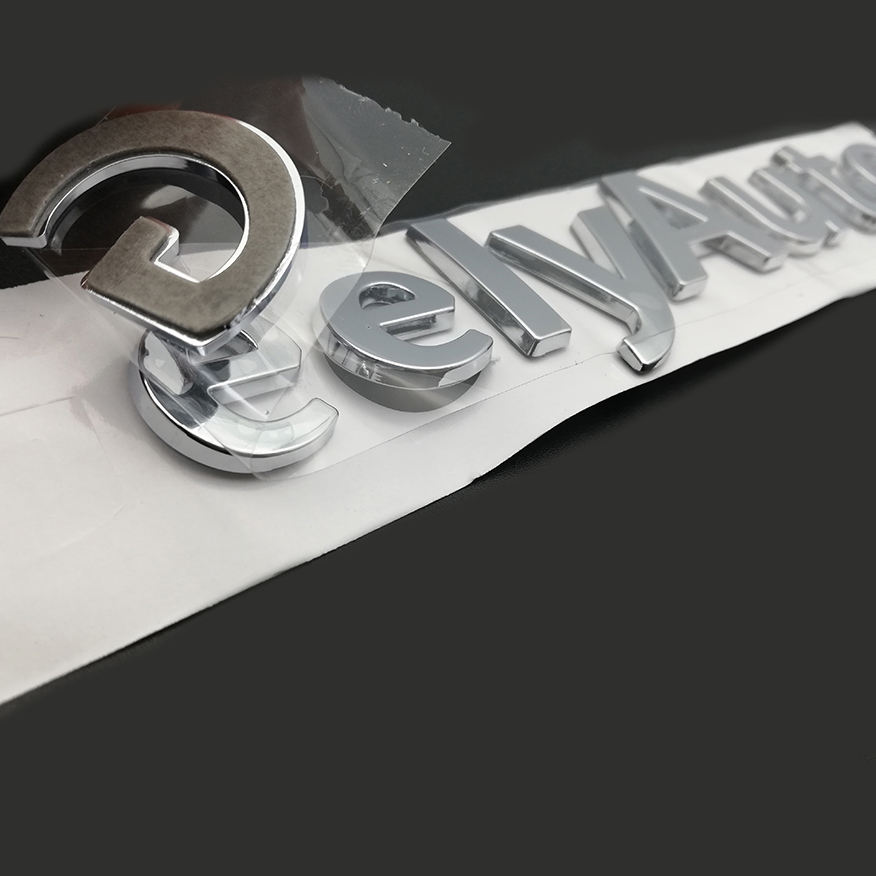 Sales Car Accessories Custom Design Chrome Plated Auto Car Logo Nameplates 3d Emblem Badge