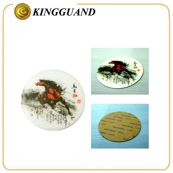  custom environmental clear epoxy dome sticker