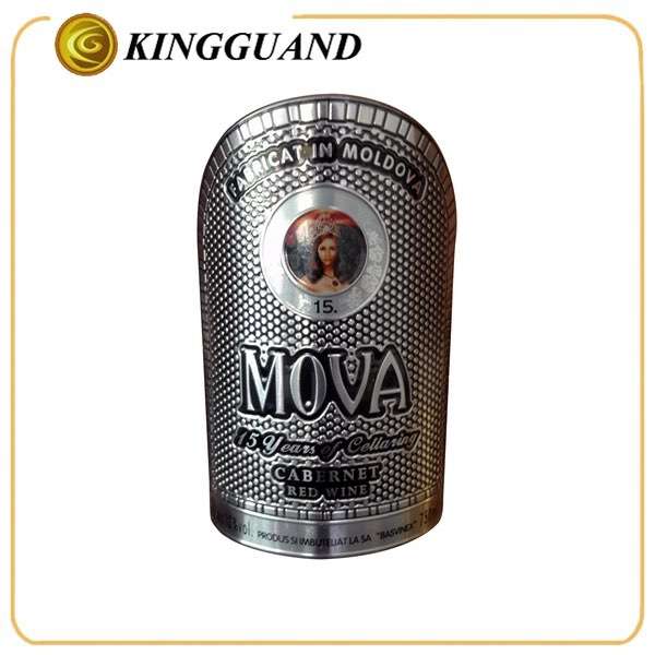  Perfect design new style metal wine label
