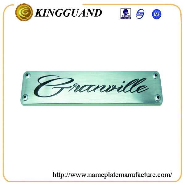  High level durable charming  private aluminum label