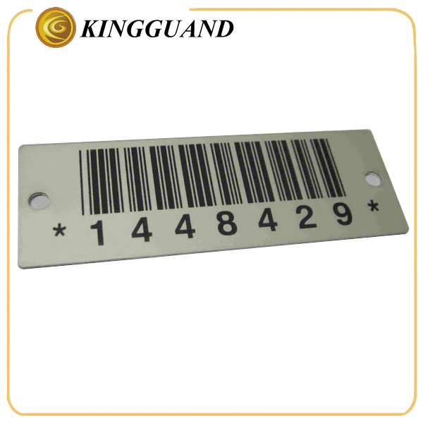  Factory supply custom various aluminum barcode label