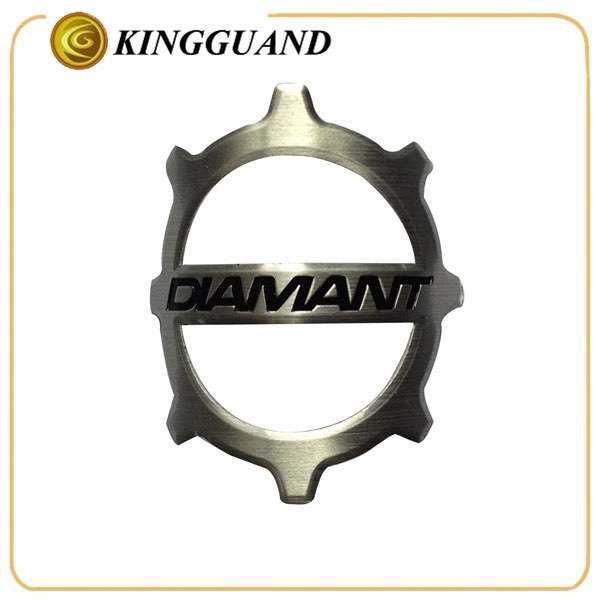  2017 Top  Level  Durable  Custom  Aluminum  Logo Healthy Printing  Bike  Metal Sticker